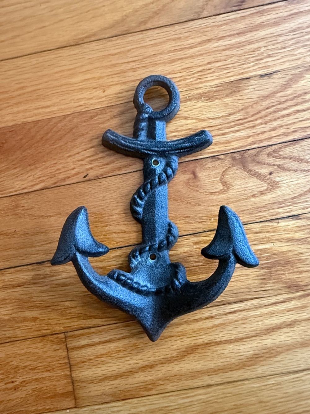 Decorative Black Cast Iron Anchor Wall Hook